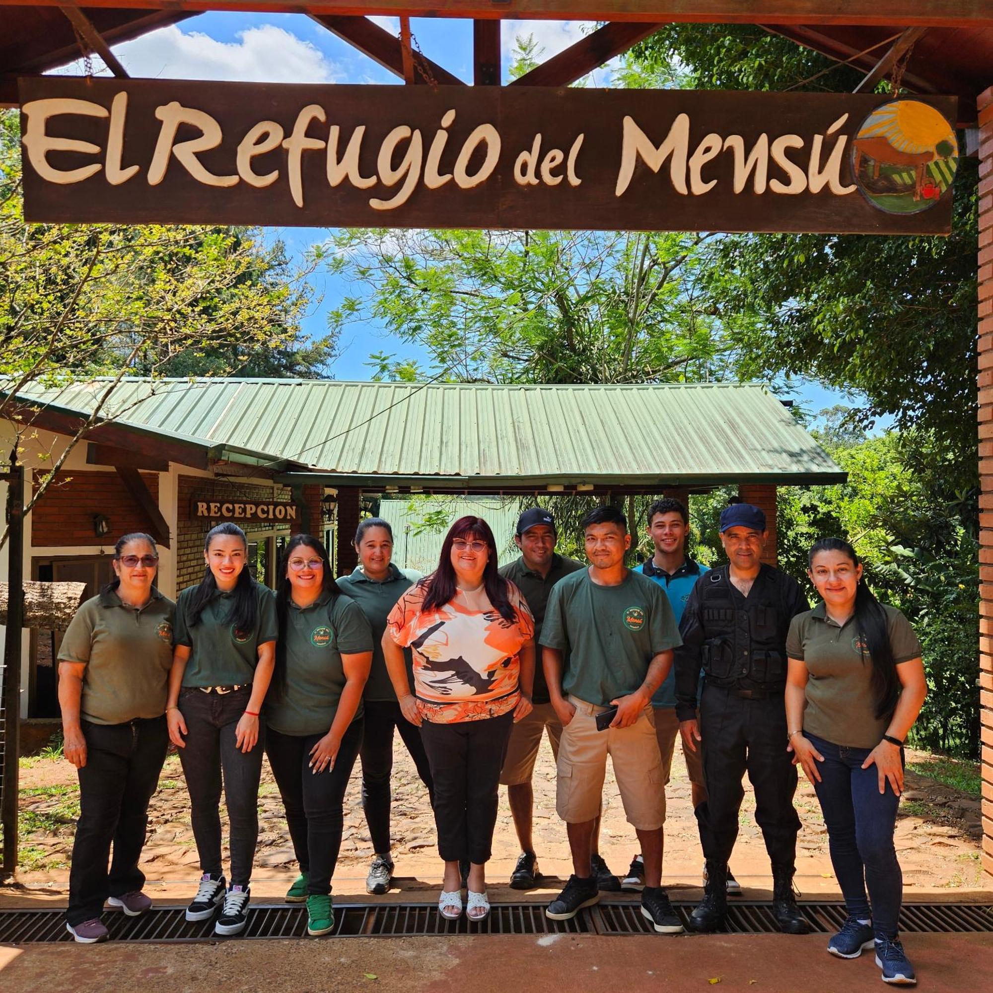 Cabanas El Refugio Del Mensu プエルト・イグアス エクステリア 写真