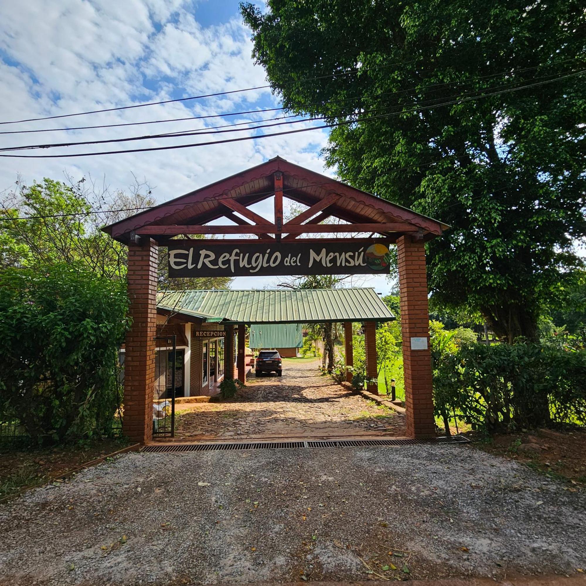 Cabanas El Refugio Del Mensu プエルト・イグアス エクステリア 写真